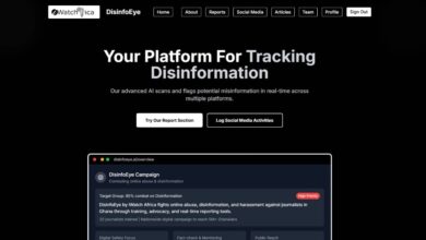 iWatch Africa disnfoeye platform interface