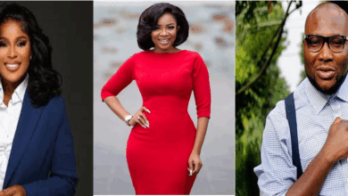 Berla Mundi (left), Serwaa Amihere (middle) Richard Sky (right)
